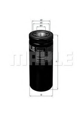 HC112 Mahle Original Filtro hidráulico transmisión automática
